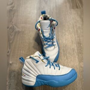 Nike Air Jordan 12 Retro (GS) Size 2Y Emoji University Blue DQ4365‎ 114 2022